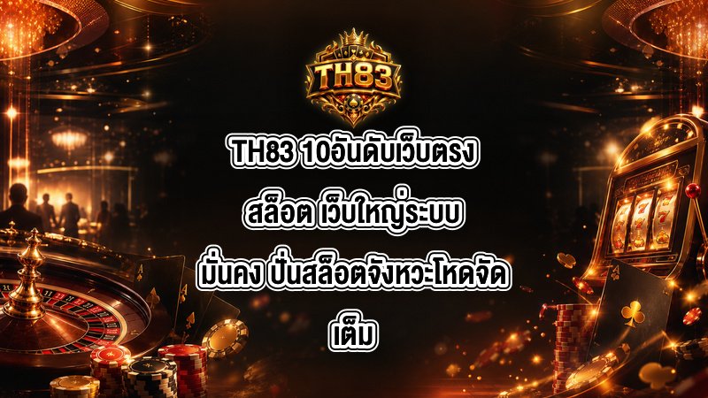 TH83 10อันดับเว็บตรงสล็อต