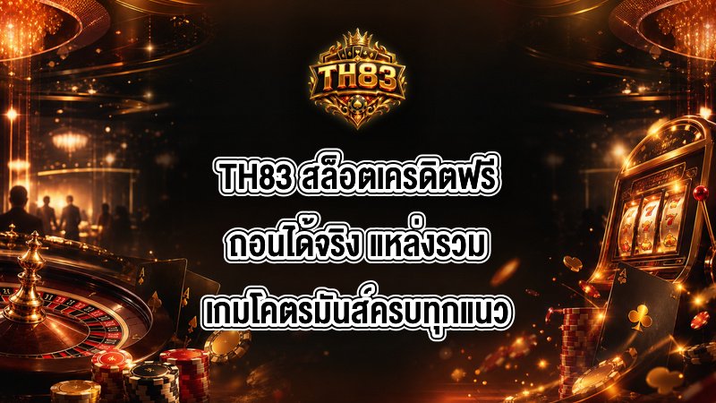 TH83 สล็อตเครดิตฟรีถอนได้จริง